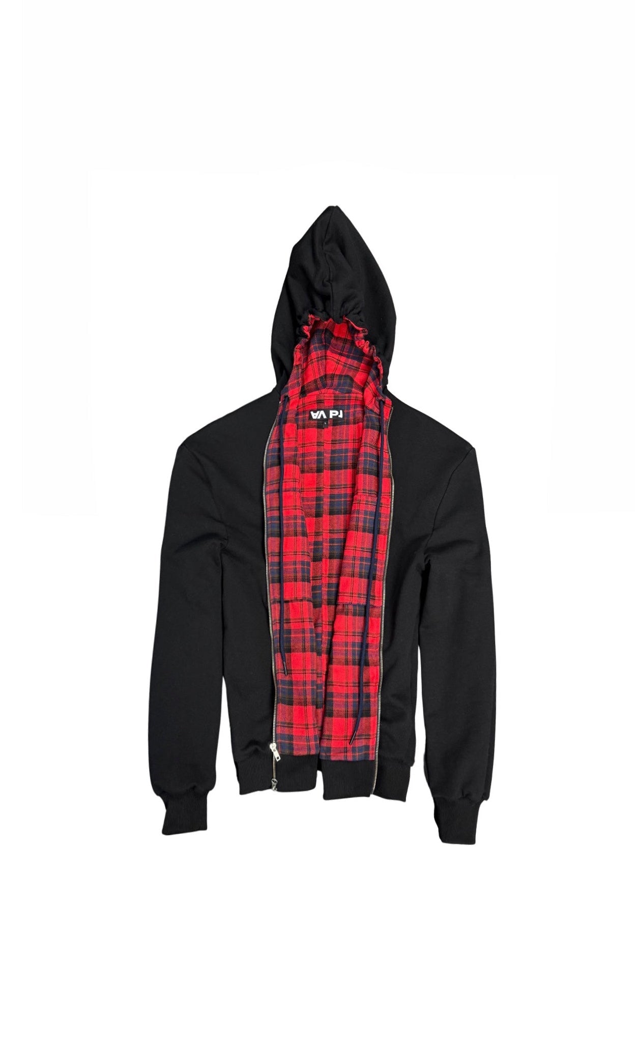 REVERSIBLE ZIP HOODIE RED/BLACK