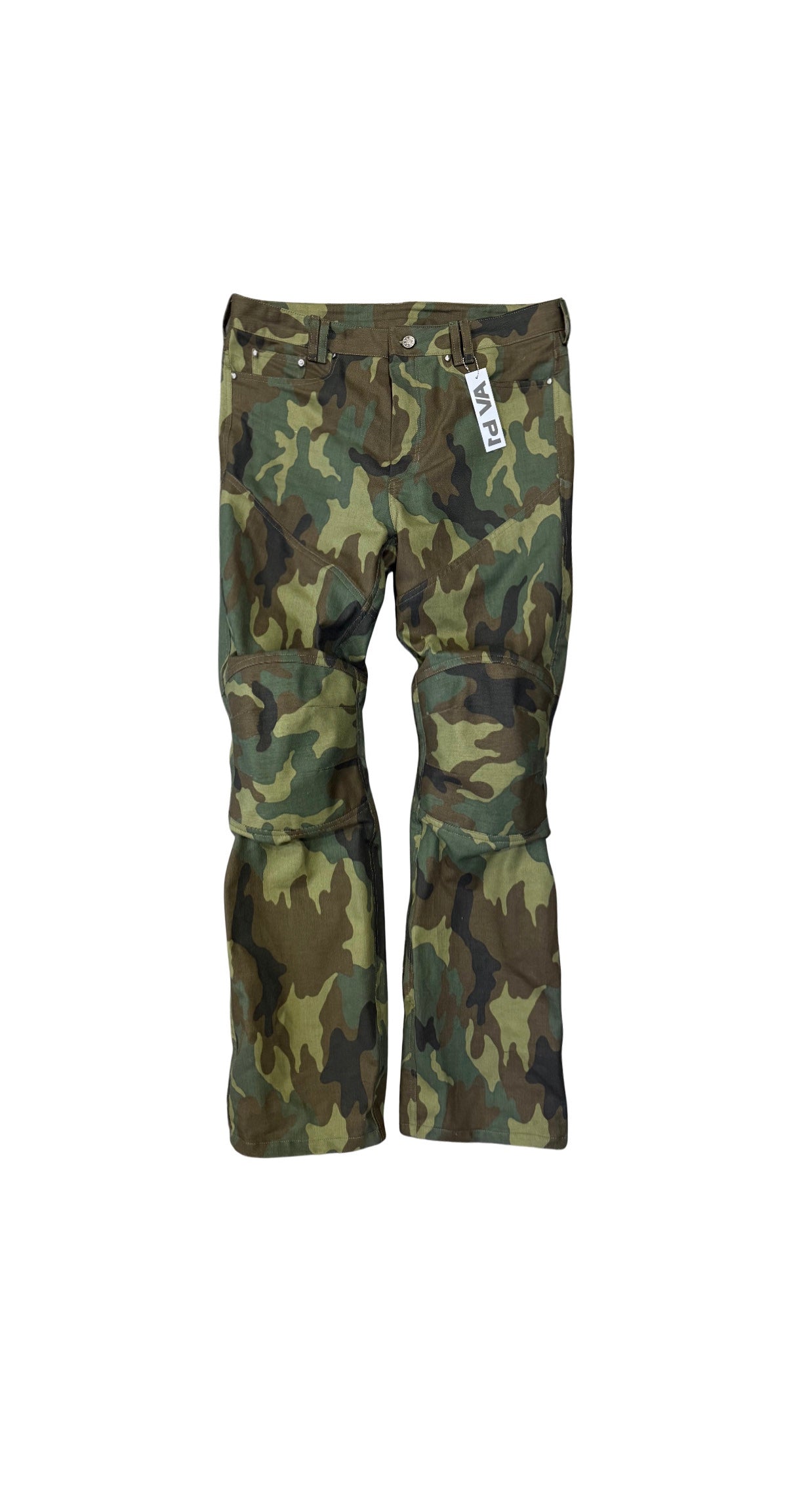 CAMOUFLAGE BIKER PANTS
